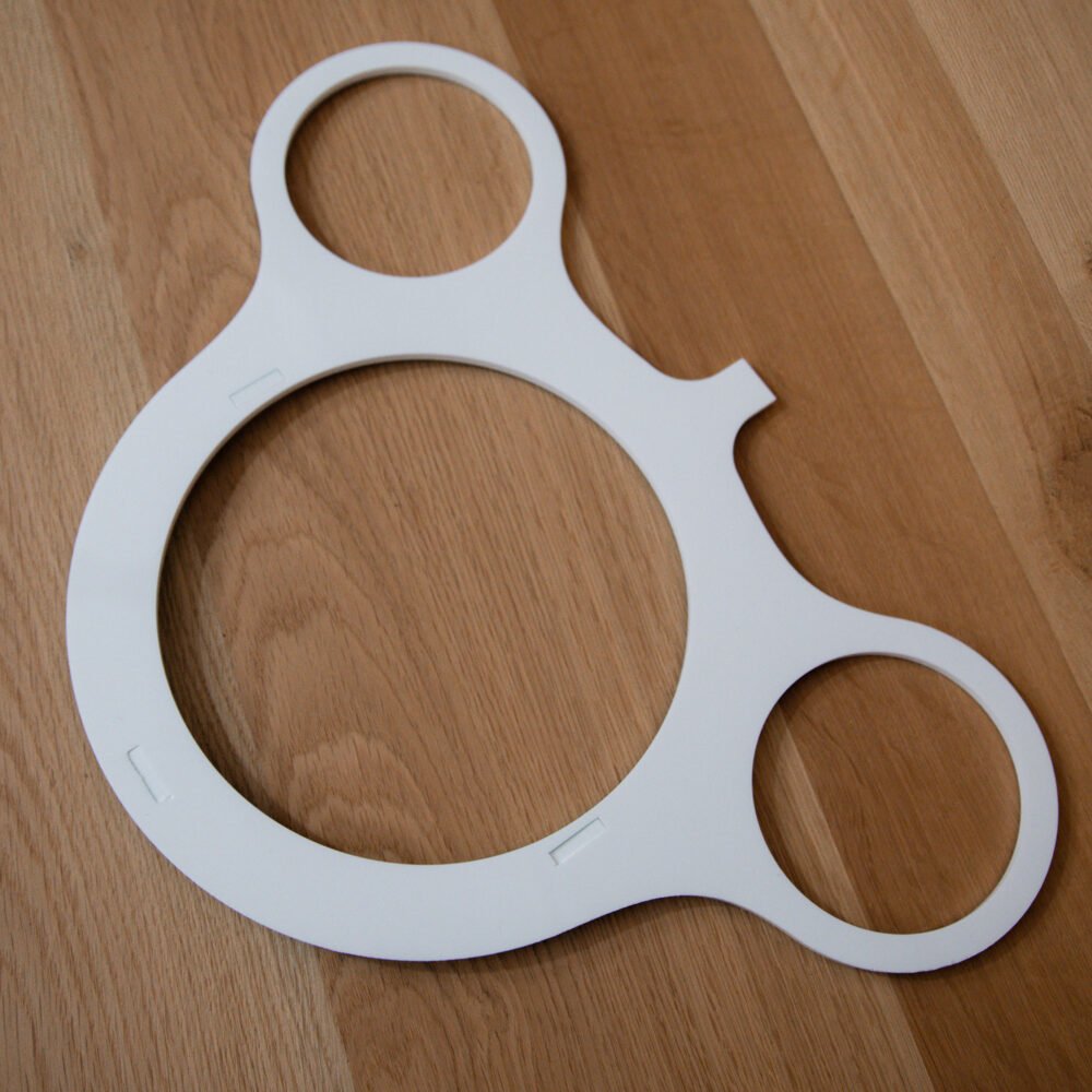 Supporto per ciotola e porta-posate