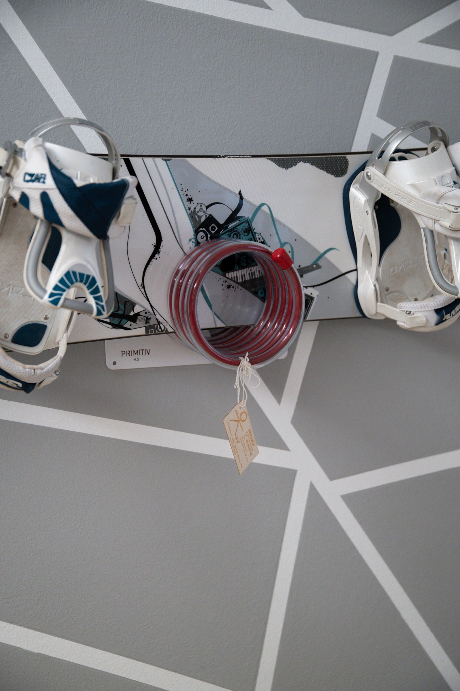 Molla porta snowboard/skateboard con supporto rettangolare - immagine 3