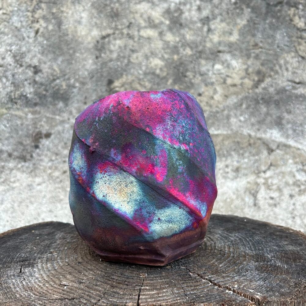 Vaso elicoidale multicolore